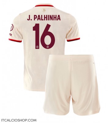 Bayern Munich Joao Palhinha #16 Terza Maglia Bambino 2024-25 Manica Corta (+ Pantaloni corti)